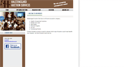 Desktop Screenshot of halstensgardauctions.com
